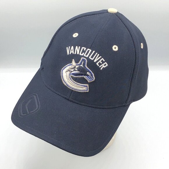 Vancouver Canucks 47 Twins Enterprise Stretch Fit Cap Hat Size S/M NHL - Picture 2 of 11